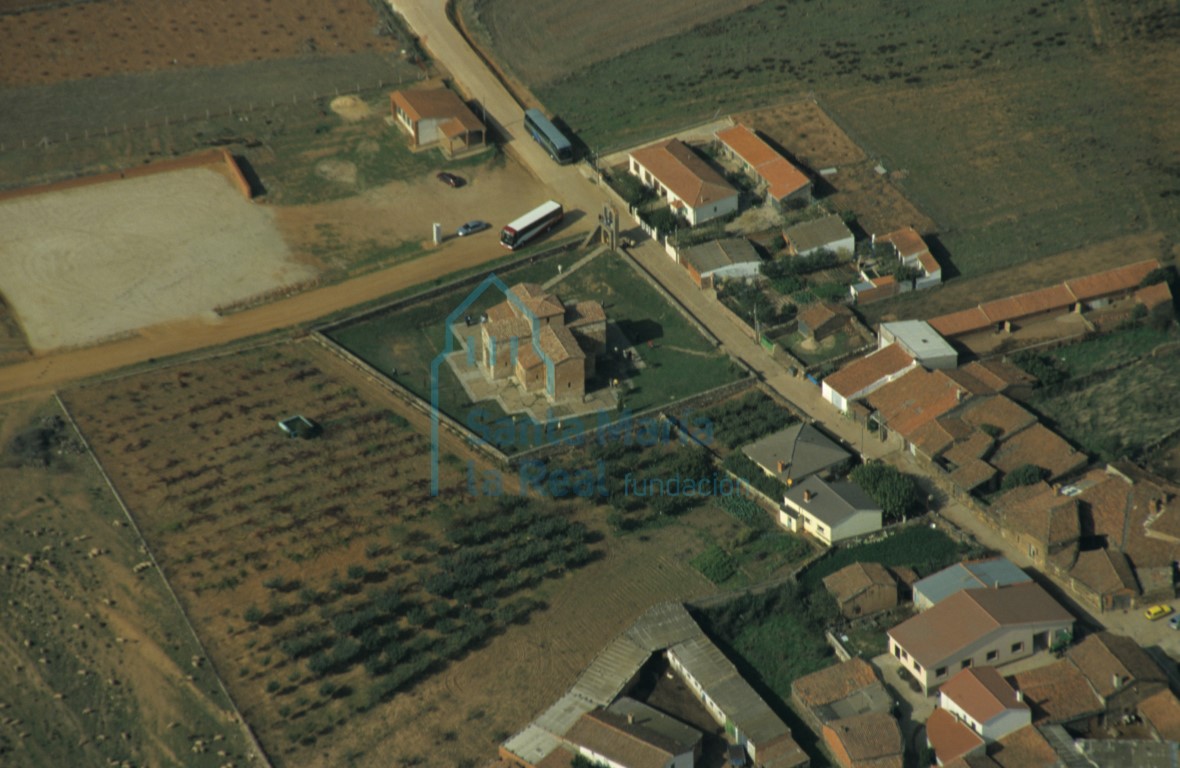 Vista aérea del pueblo