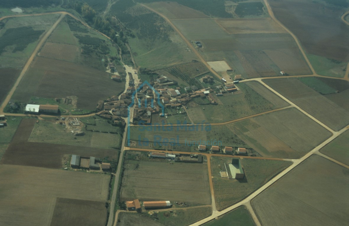 Vista aérea del pueblo