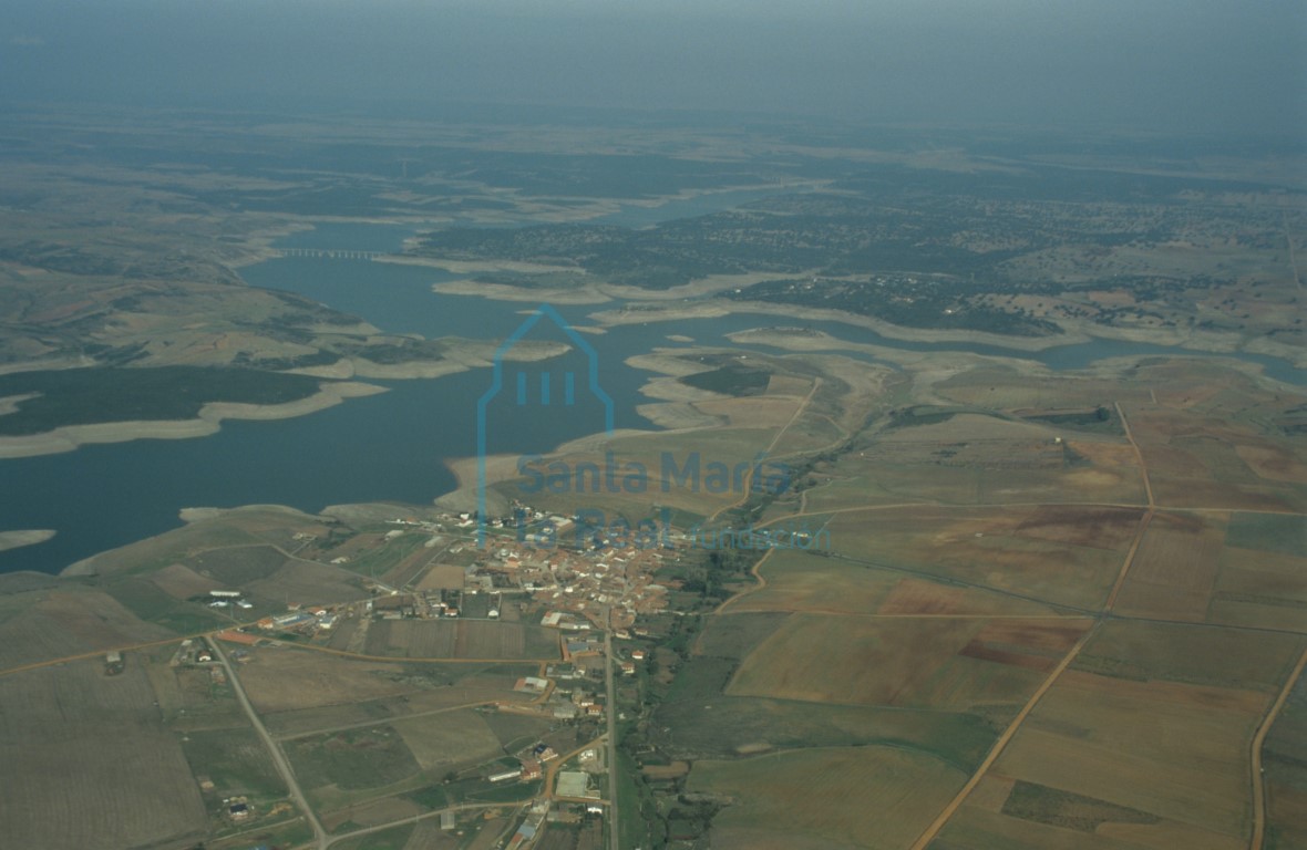 Vista aérea del pueblo