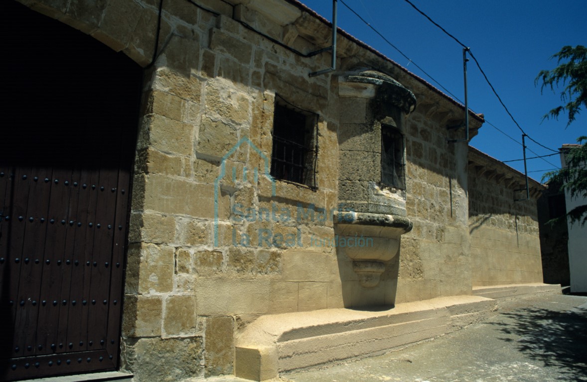 Detalle de la fachada meridional