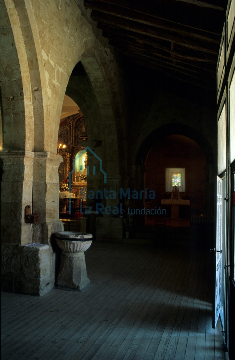 Vista del interior de la iglesia