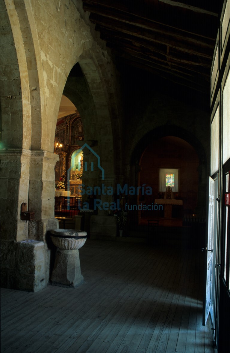 Vista del interior de la iglesia