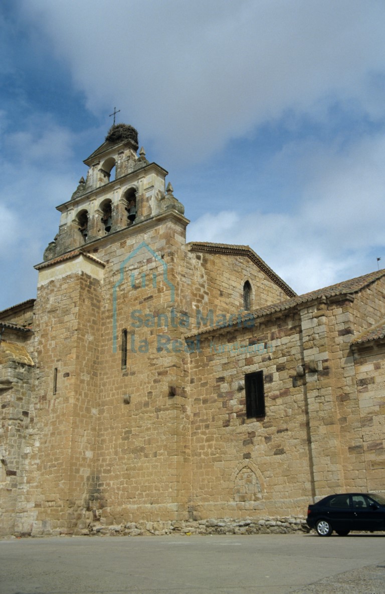 Vista de la fachada meridional