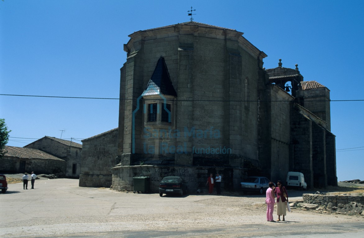 La iglesia vista desde el noreste