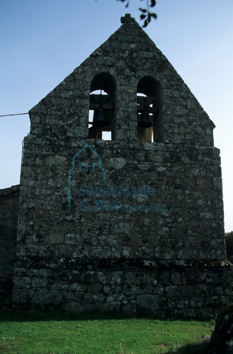 Vista de la espadaña