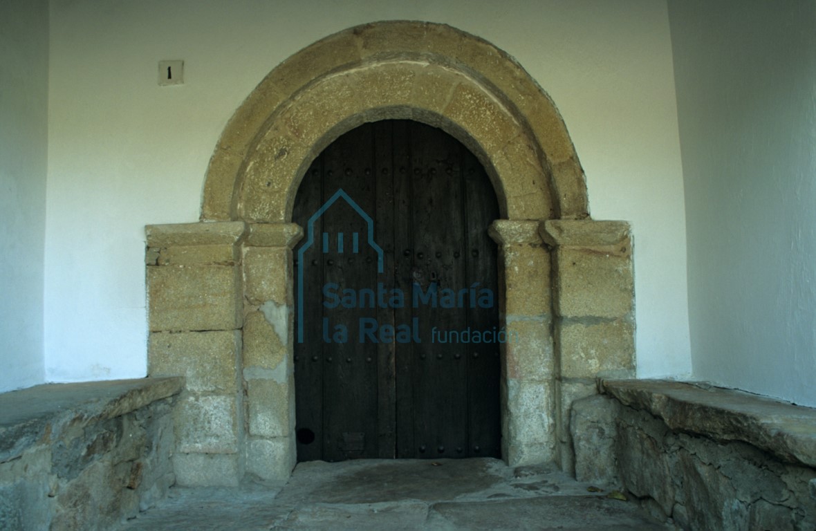 Vista de la portada norte