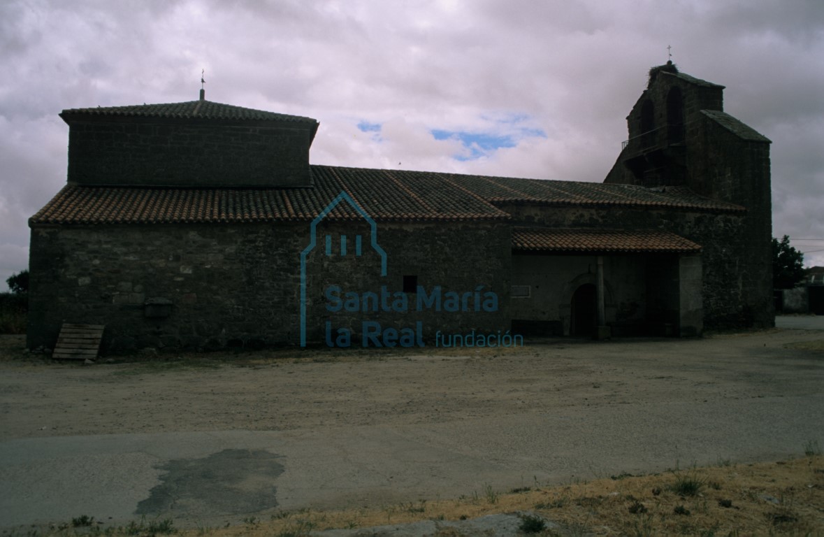 Vista de la fachada septentrional