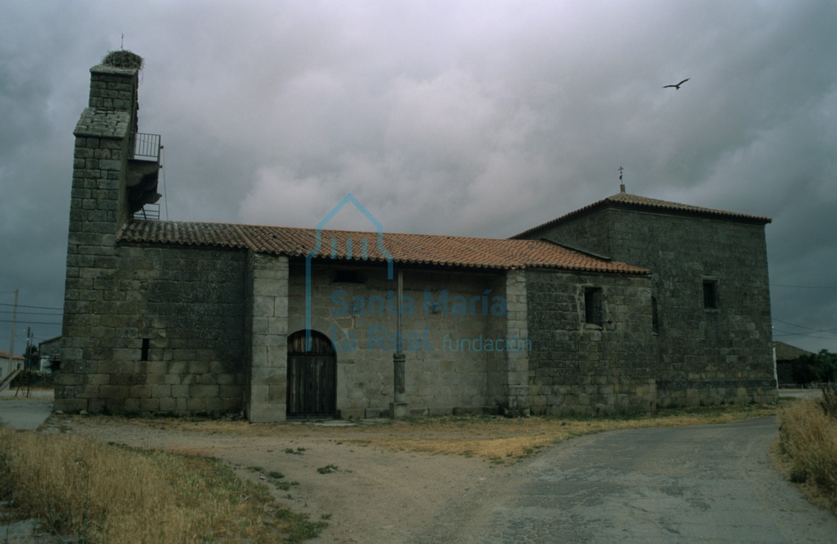 Vista de la fachada meridional