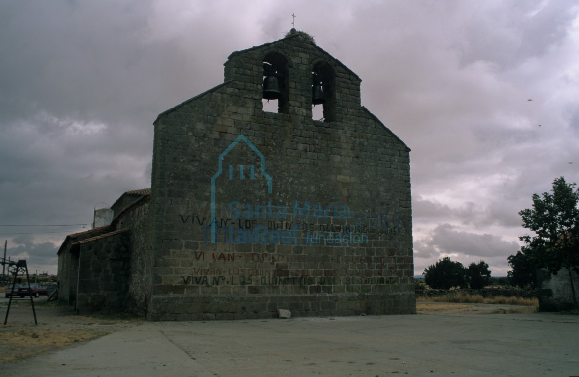 Vista de la espadaña
