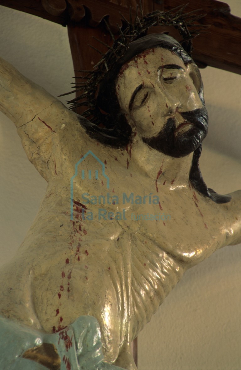 Detalle Cristo de Santa Colomba