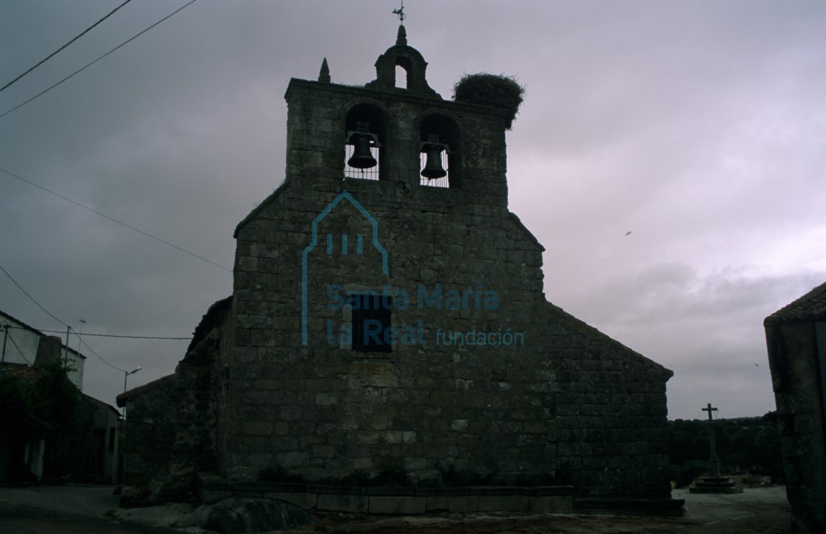 Vista del hastial