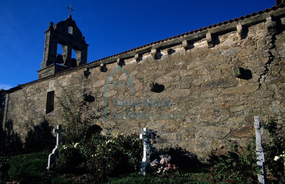 Vista de la fachada meridional