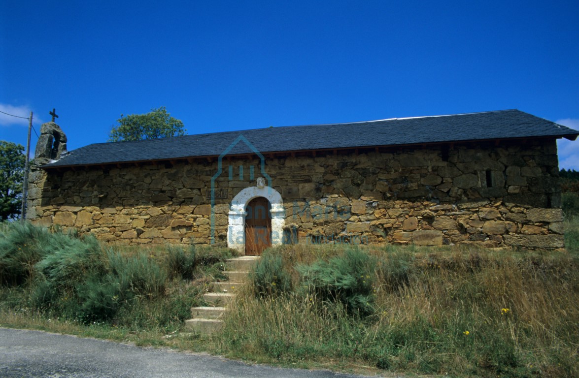 Vista del exterior del muro meridional