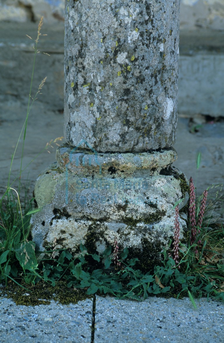 Basa de una columna del pórtico