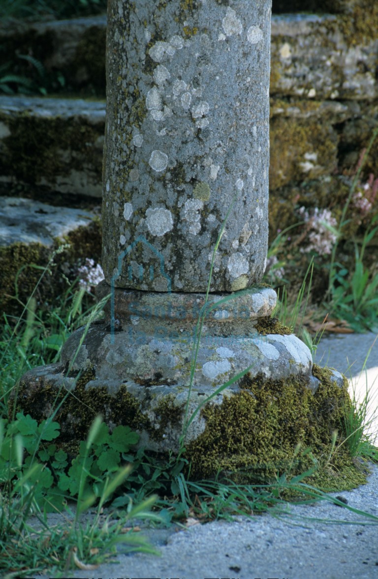 Basa de una columna del pórtico