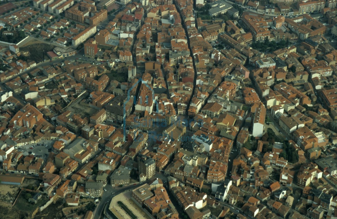 Vista aérea del casco urbano