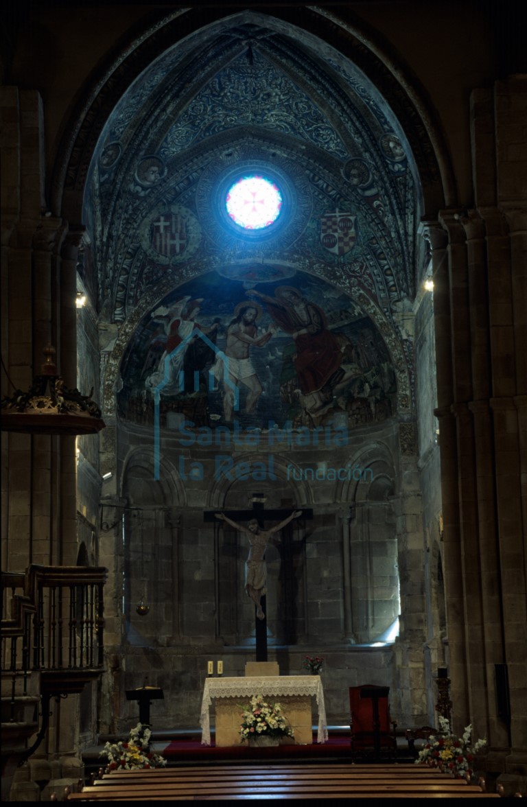 Interior de la capilla mayor