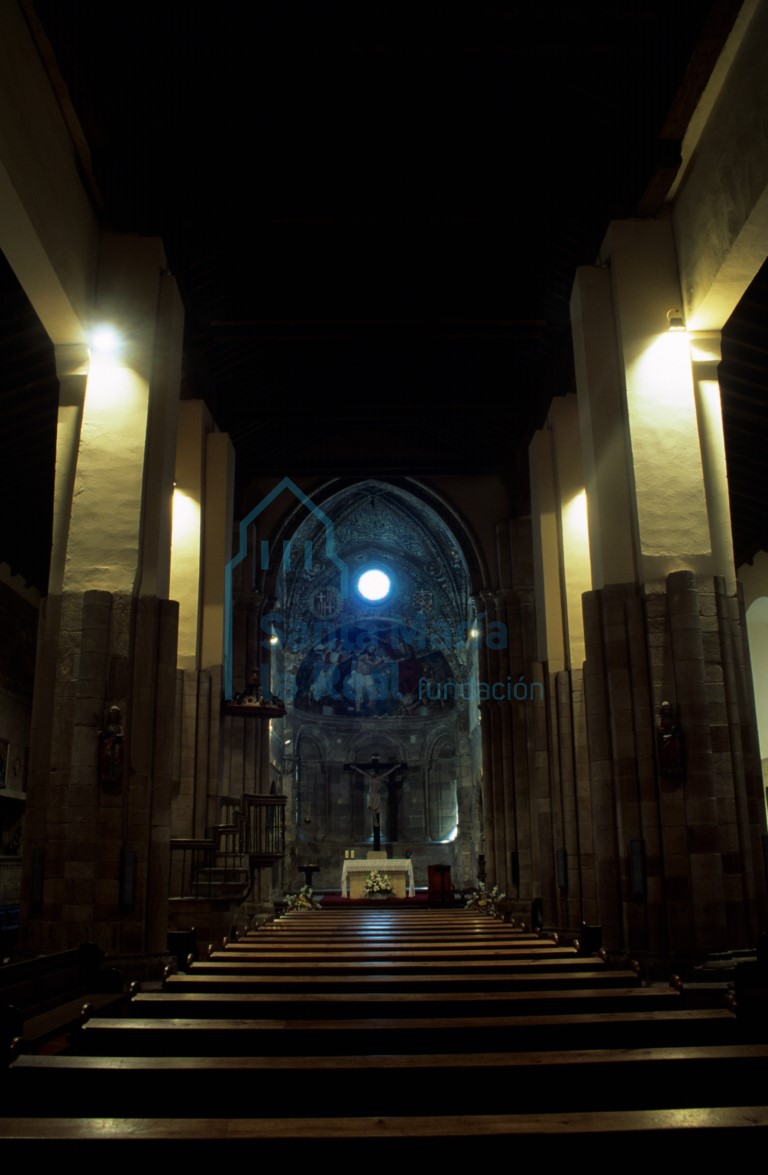 Interior de la capilla mayor