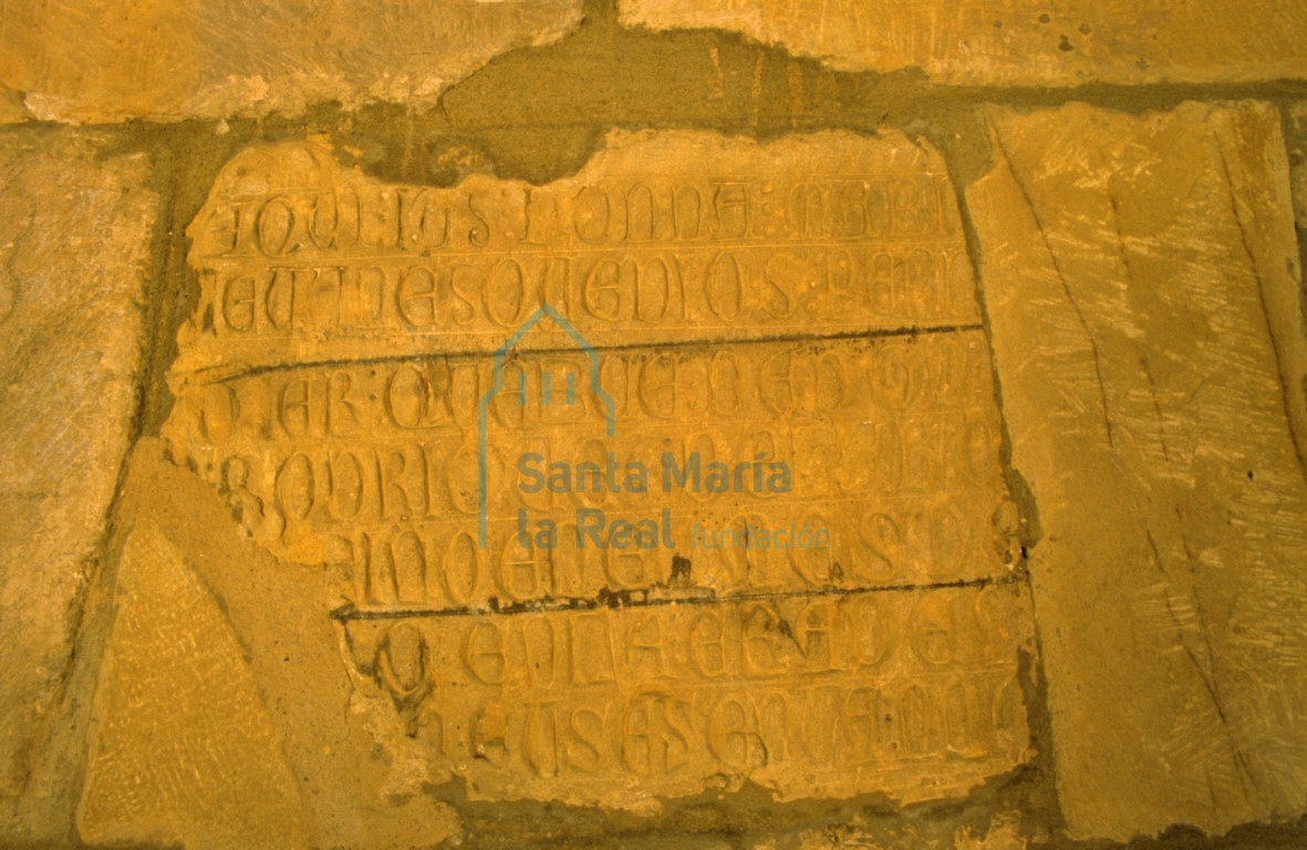 Inscripción en un muro