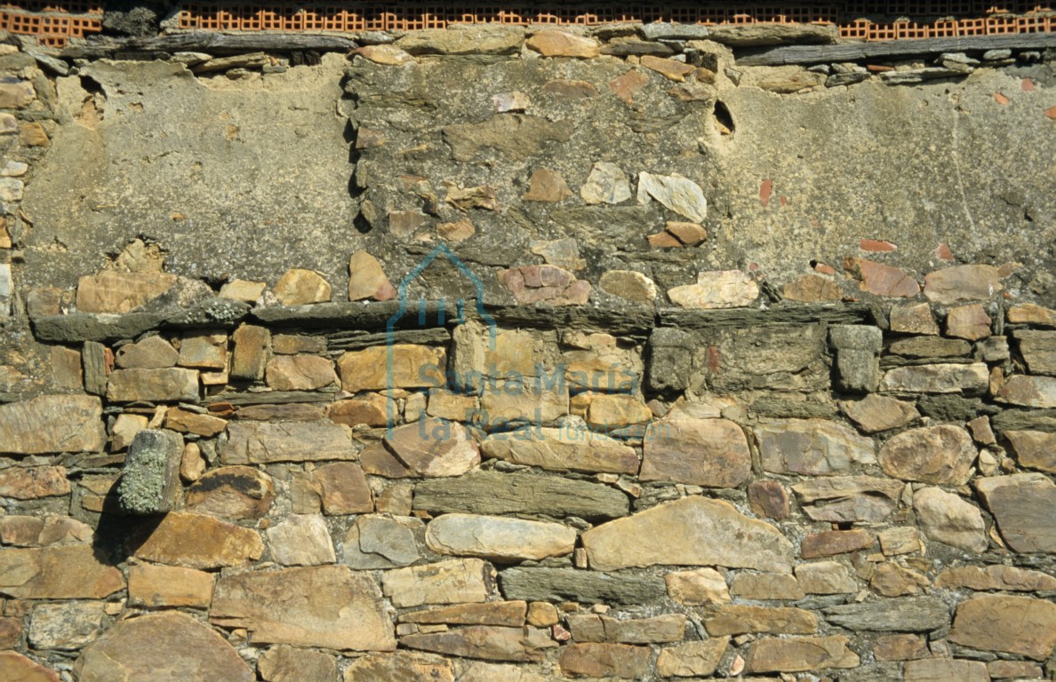 Detalle del muro sur Detalle del muro sur