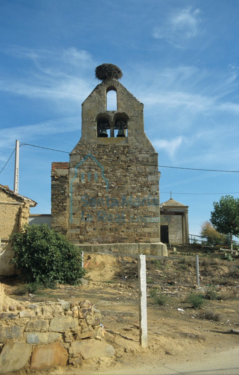 Vista de la espadaña