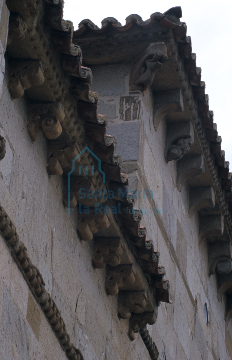 Detalle de los aleros