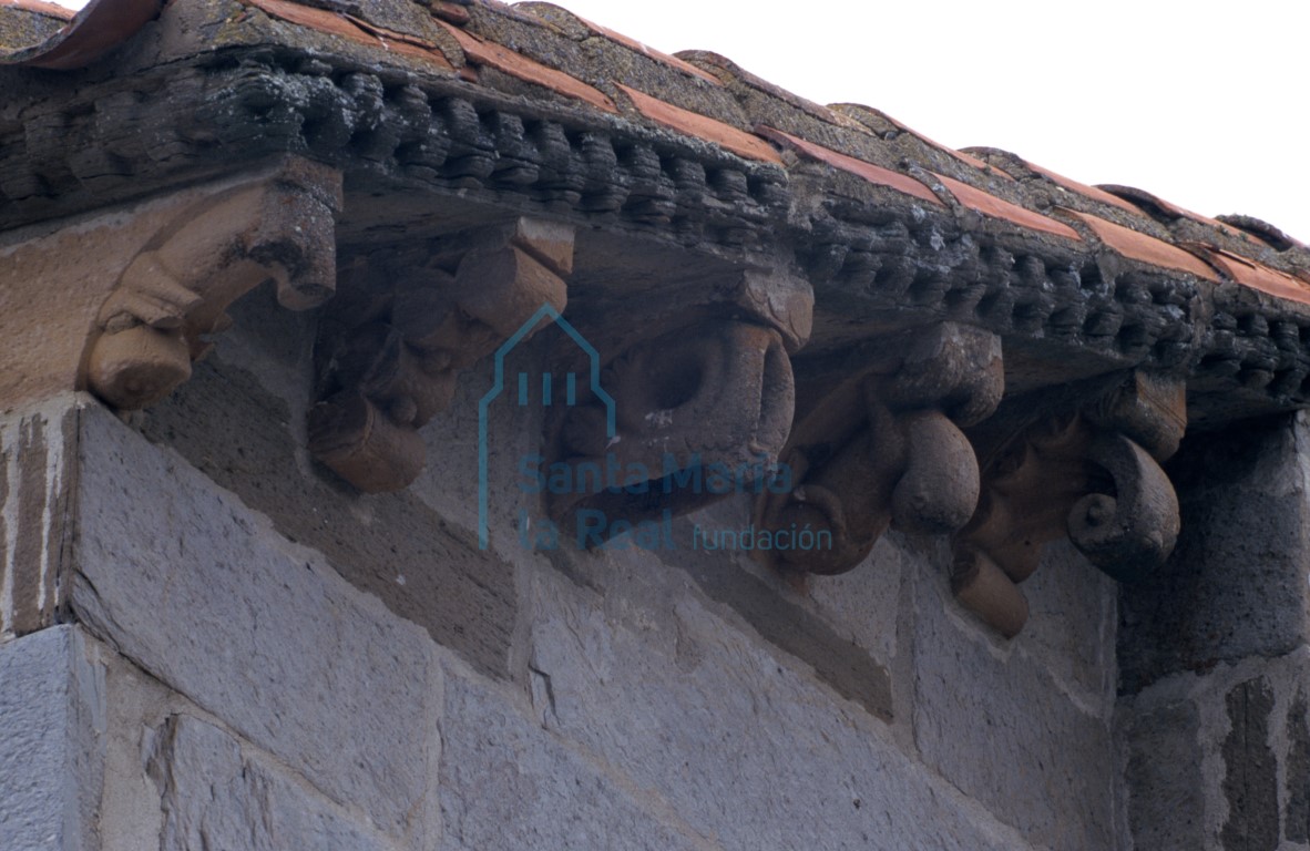 Detalle del alero