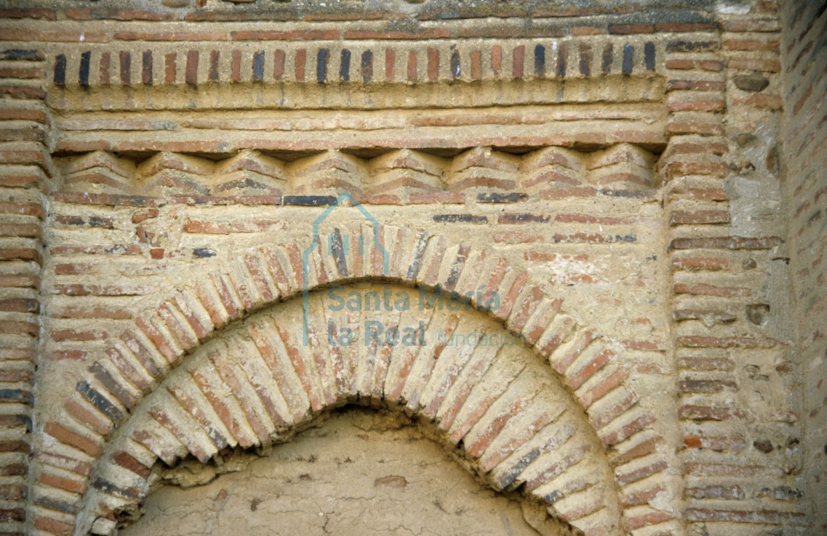 Detalle de la portada norte