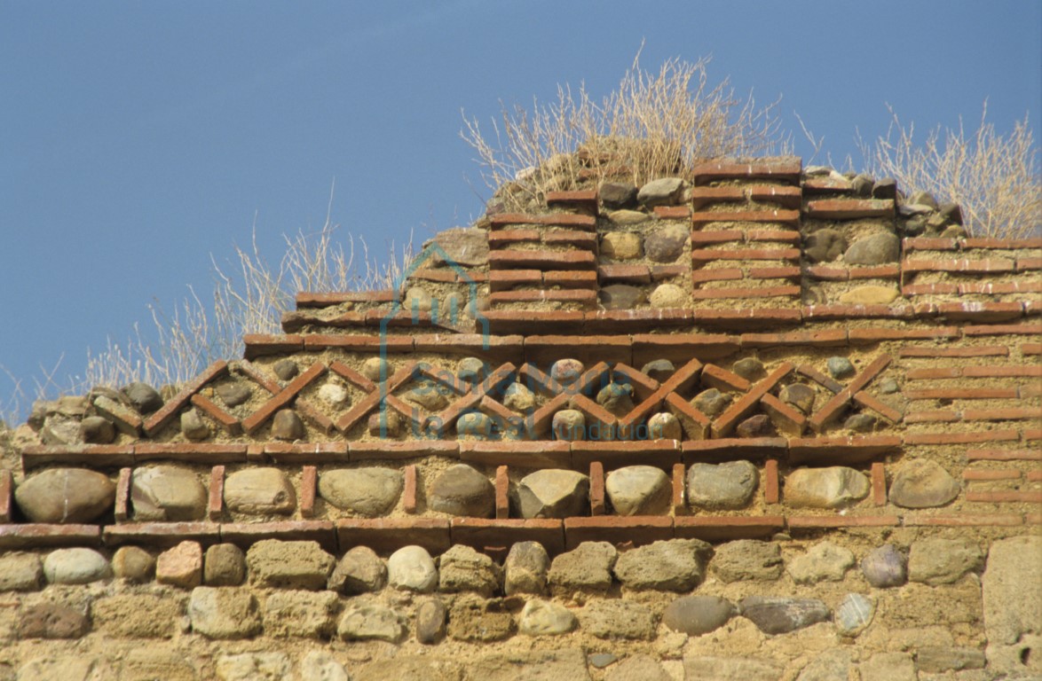 Detalle de la parte superior de la torre