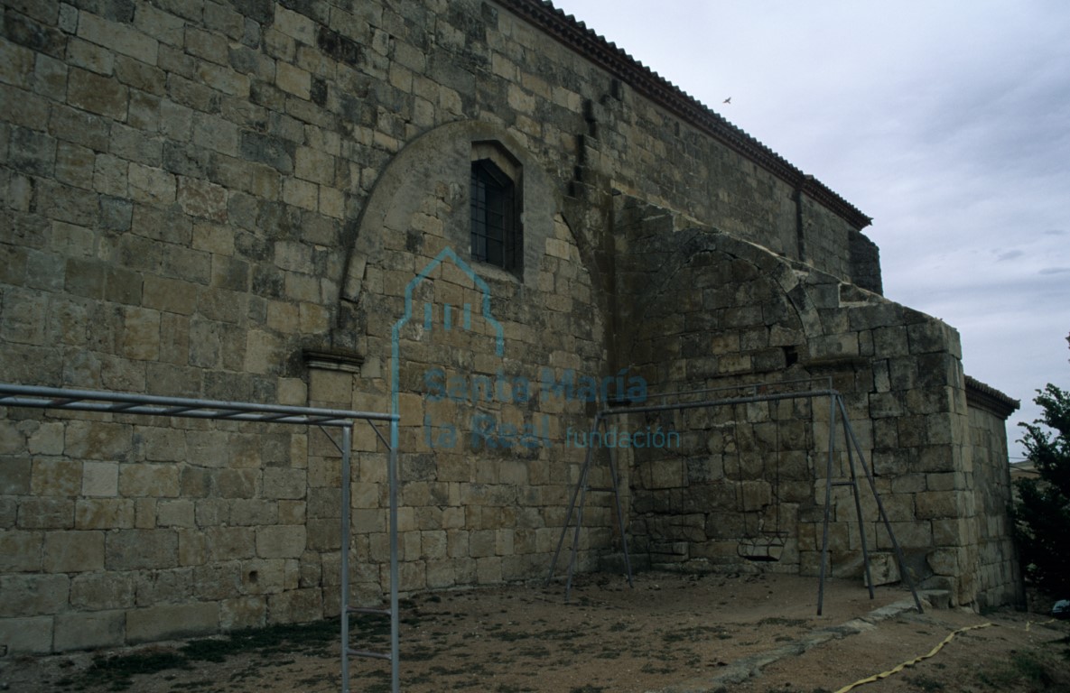 Vista de la fachada meridional