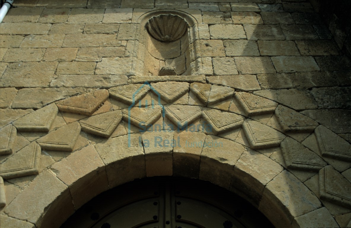 Arquivoltas de la portada meridional
