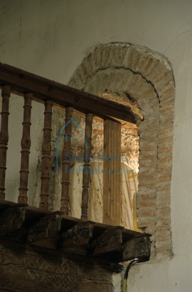 Interior de la ventana septentrional