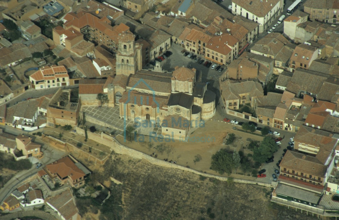 Vista aérea de Toro y la Colegiata de Santa María la Mayor