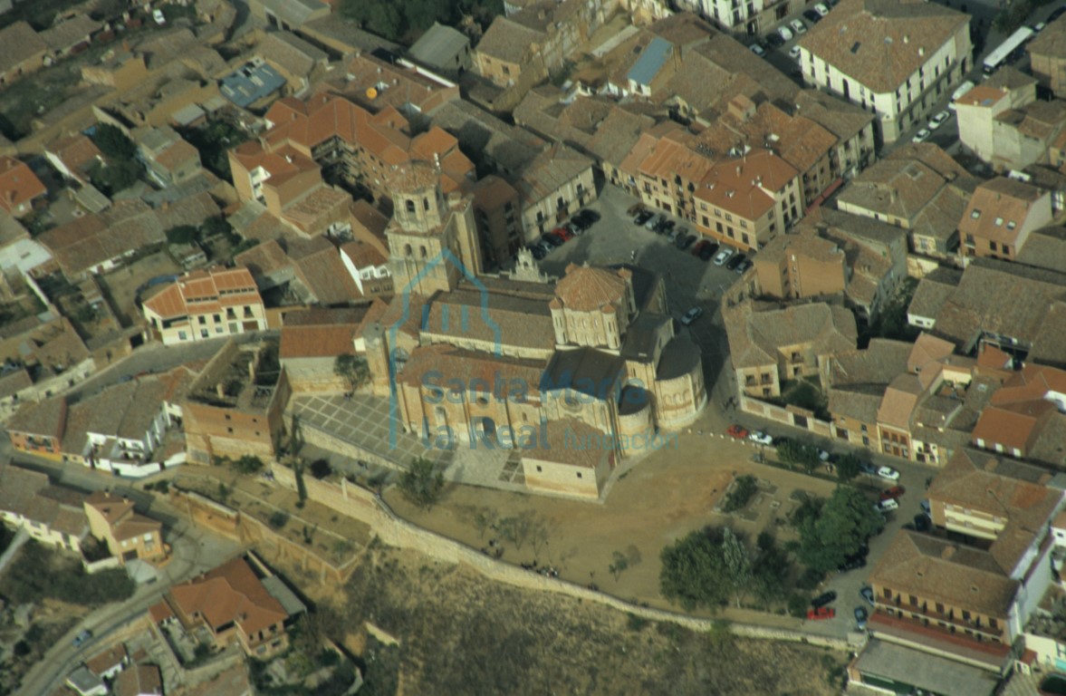 Vista aérea de Toro y la Colegiata de Santa María la Mayor