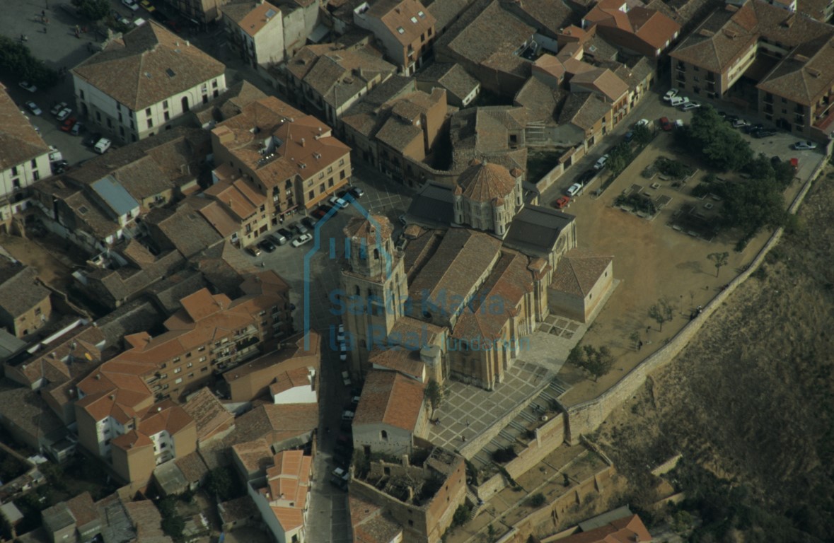 Vista aérea de Toro y la Colegiata de Santa María la Mayor