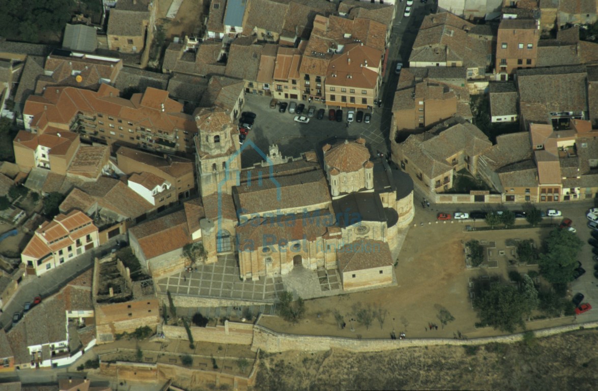 Vista aérea de Toro y la Colegiata de Santa María la Mayor