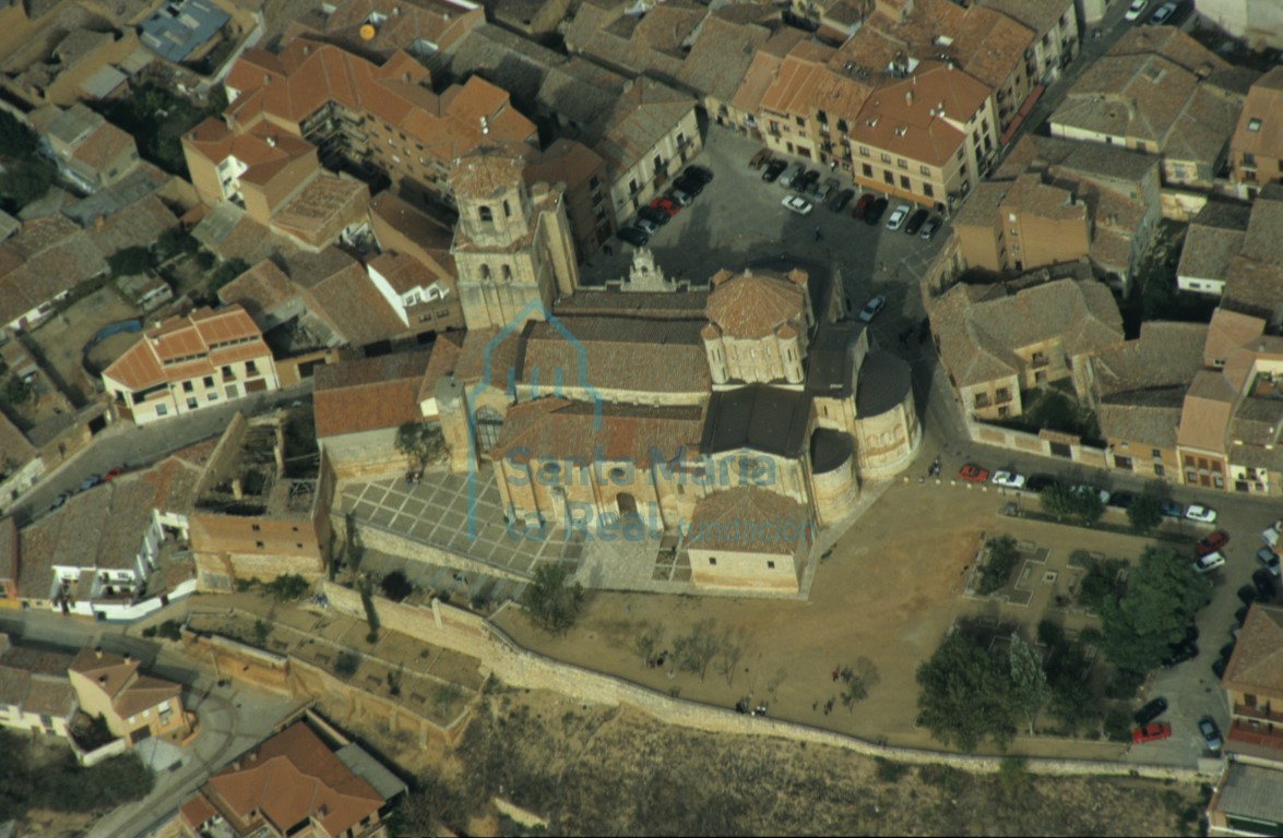 Vista aérea de Toro y la Colegiata de Santa María la Mayor