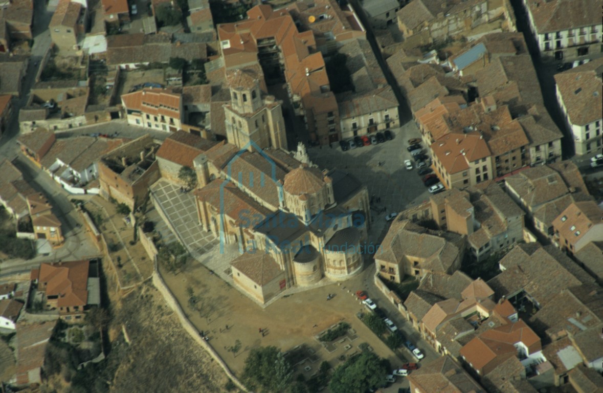 Vista aérea de Toro y la Colegiata de Santa María la Mayor