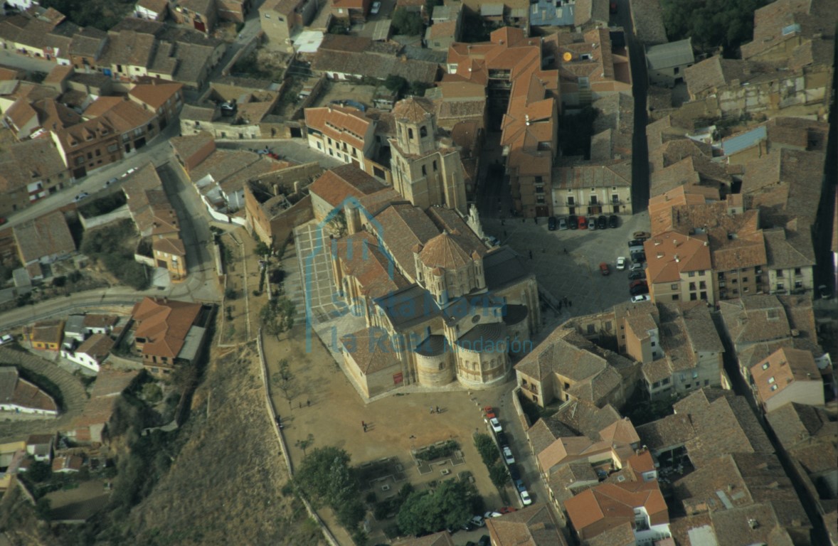 Vista aérea de Toro y la Colegiata de Santa María la Mayor