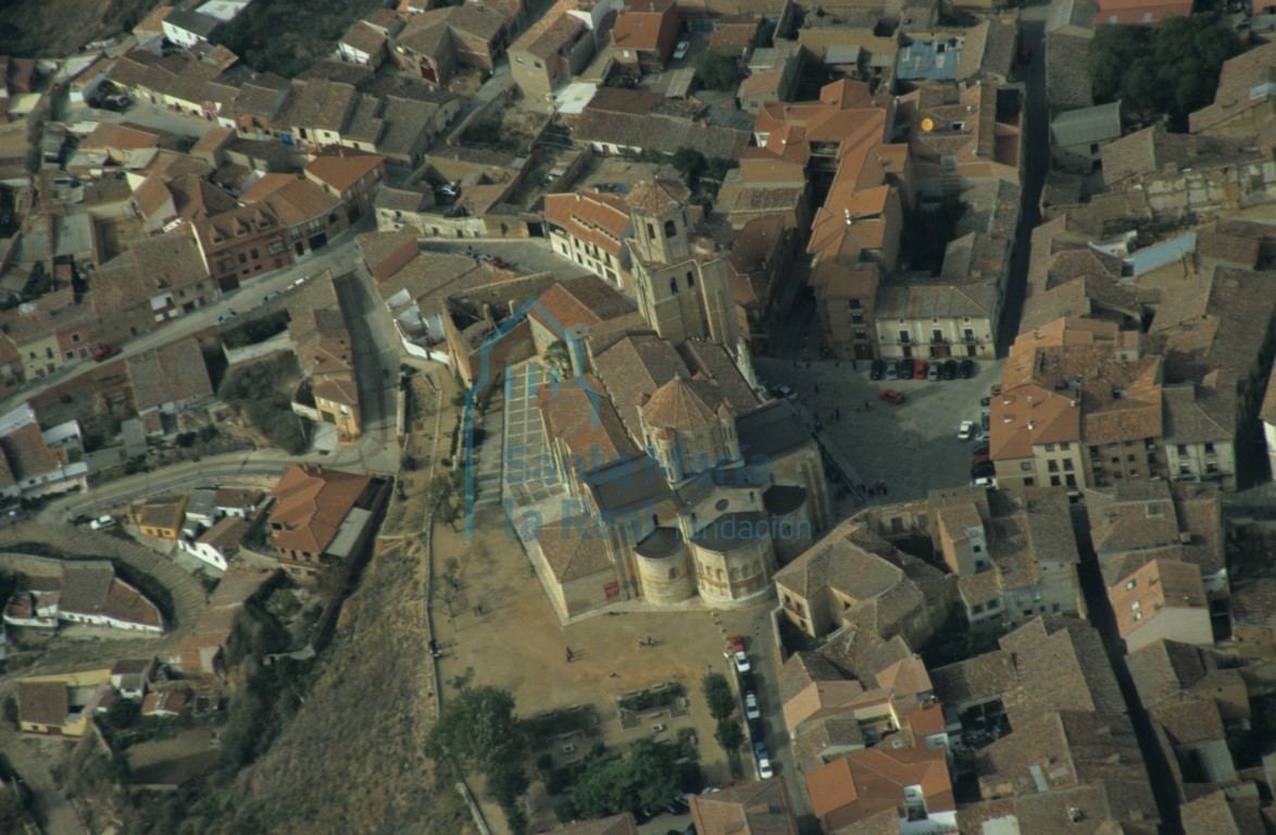 Vista aérea de Toro y la Colegiata de Santa María la Mayor