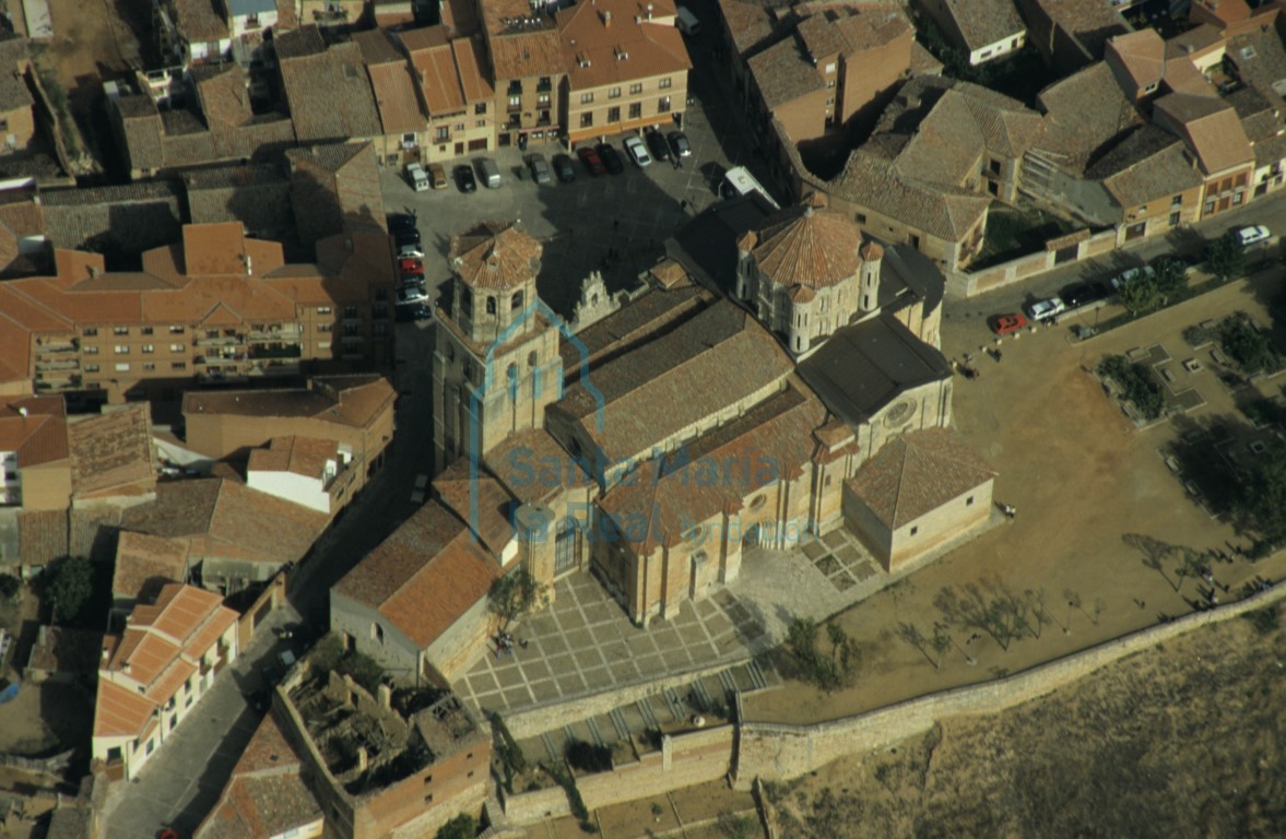 Vista aérea de Toro y la Colegiata de Santa María la Mayor