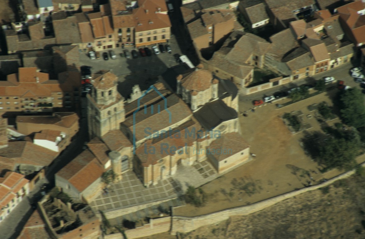 Vista aérea de Toro y la Colegiata de Santa María la Mayor