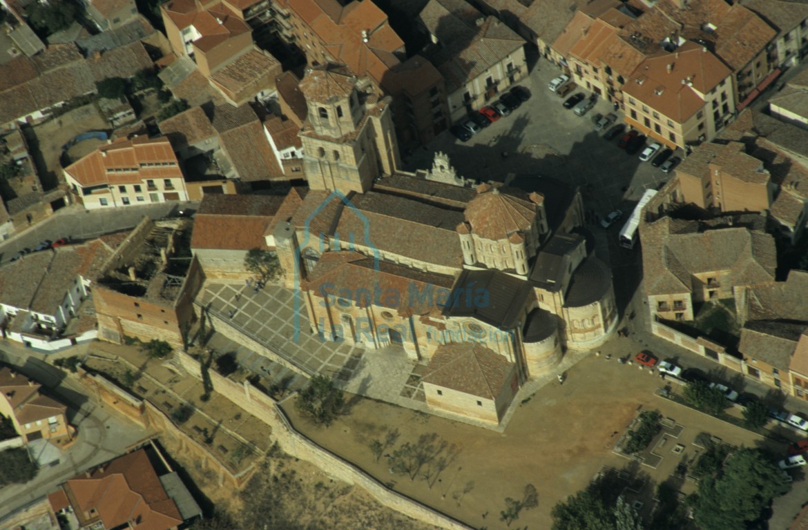 Vista aérea de Toro y la Colegiata de Santa María la Mayor