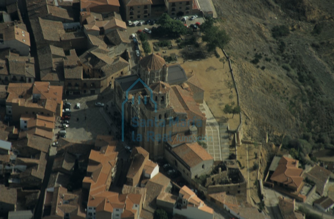 Vista aérea de Toro y la Colegiata de Santa María la Mayor