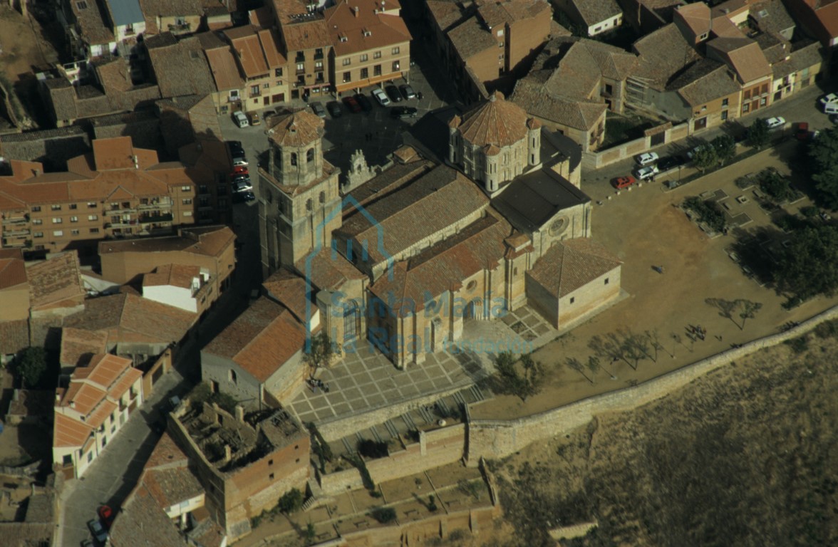 Vista aérea de Toro y la Colegiata de Santa María la Mayor