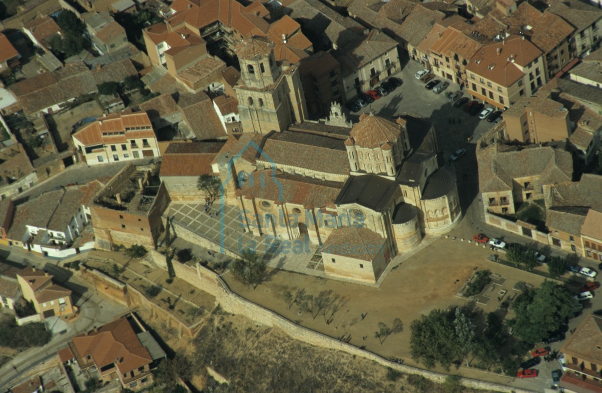 Vista aérea de Toro y la Colegiata de Santa María la Mayor