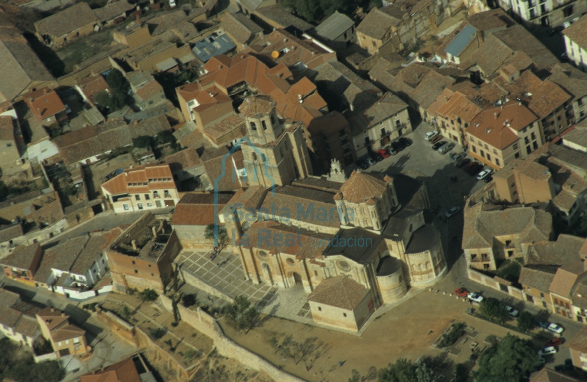Vista aérea de Toro y la Colegiata de Santa María la Mayor