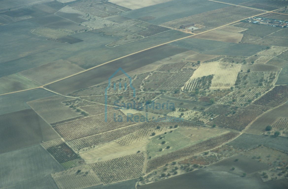 Vista aérea del campo de Toro