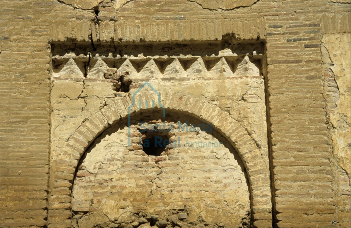Detalle de la fachada meridional
