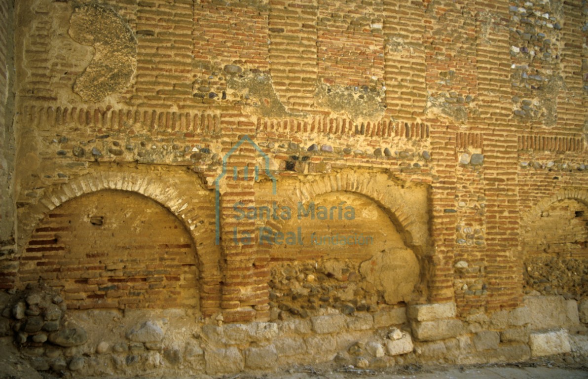 Detalle del muro occidental